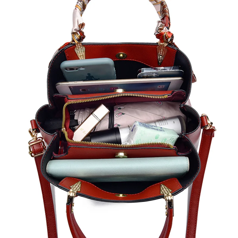 Umhängetasche, rote Hochzeitsgeschenktasche, elegante Handtasche für Damen, Schultertasche – Detail 2