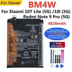 4820mAh BM4W Battery For Xiaomi 10T Lite / 10i 5G / Redmi Note 9 Pro (5G) Phone Battery Batteries Bateria In Stock Fast Shipping