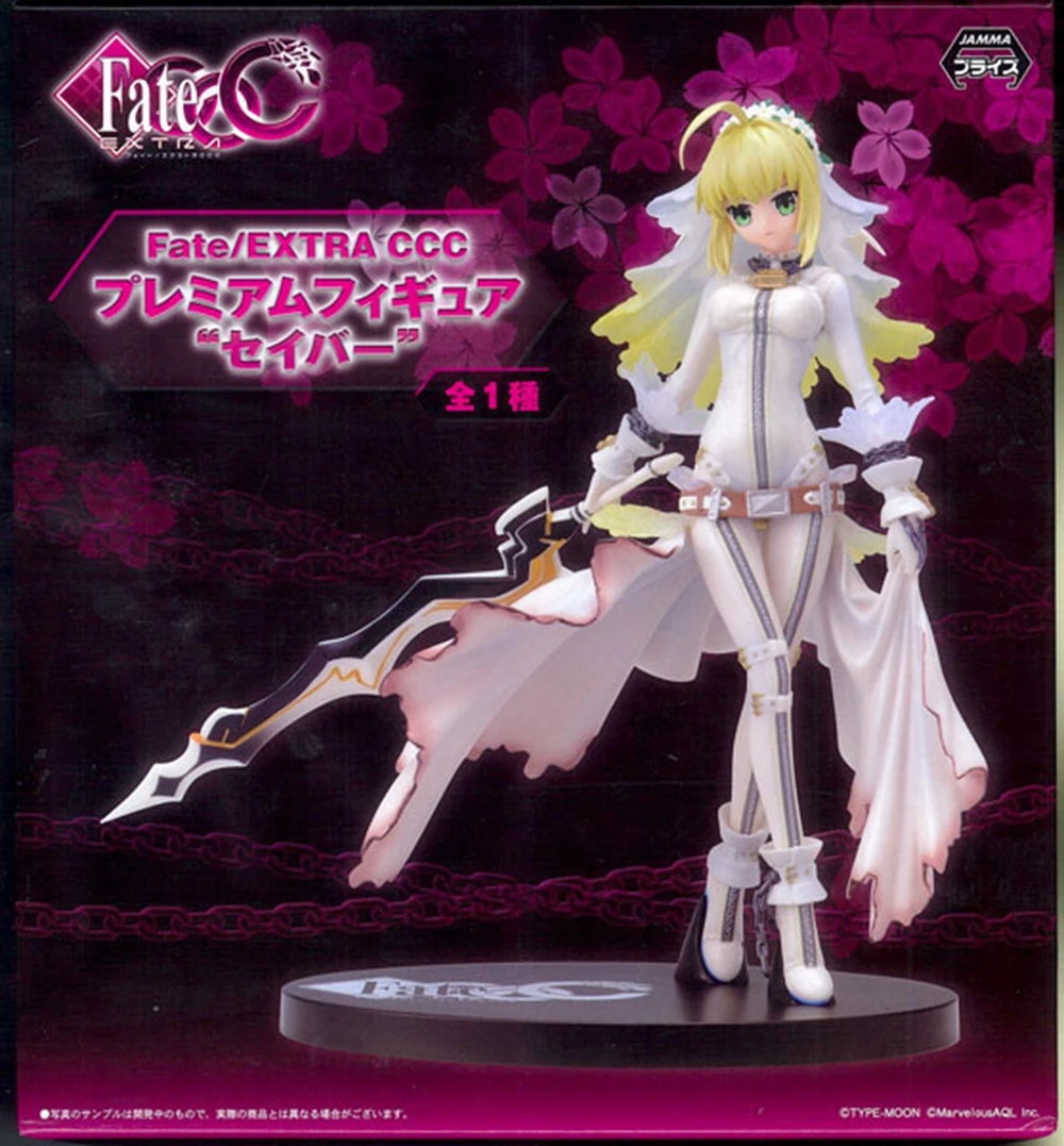 20CM Anime Fate/Grand Order Nero Claudius White Wedding Dress Model Toy Doll Collection Gift Action Figure PVC