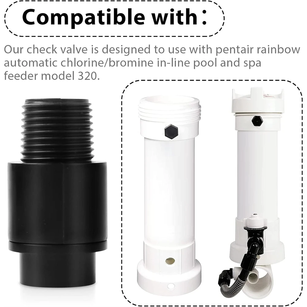 AA94-R172248 Check Valve For Rainbow Automatic Chlorine/Bromine In-Line Pool And Spa Feeder Model 320 Swimming Pool Equipment
