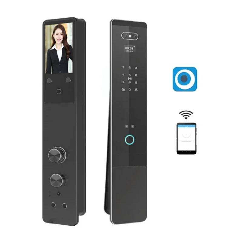 Automatic Smart Door Lock Keyless Door Locks Smartlock Door Lock With Camera Metal 3d Face Unlock Recognition Xhome