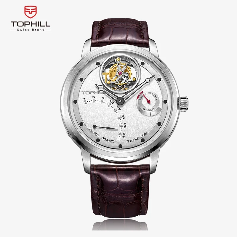 TOPHILL Tourbillon Watch for Men Automatic Movement Men Luxury watch Waterproof Sapphire glass