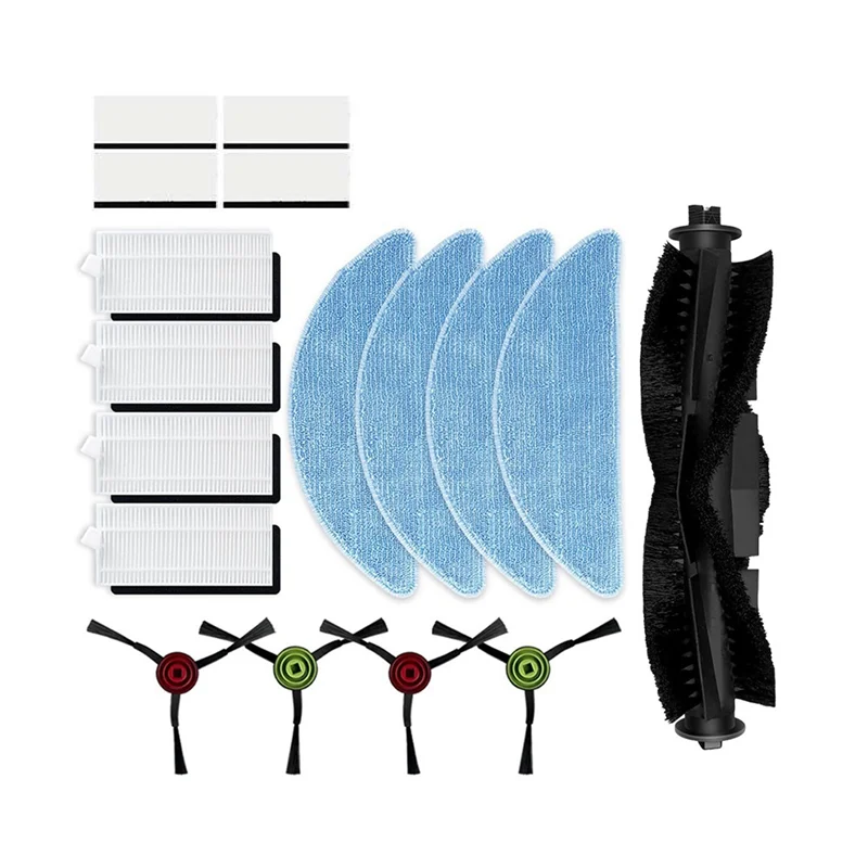 Paño de mopa de cepillo lateral para Cecotec Conga Eternal Pet Max x-treme, repuestos vitales de titanio, cepillo lateral, filtro Hepa