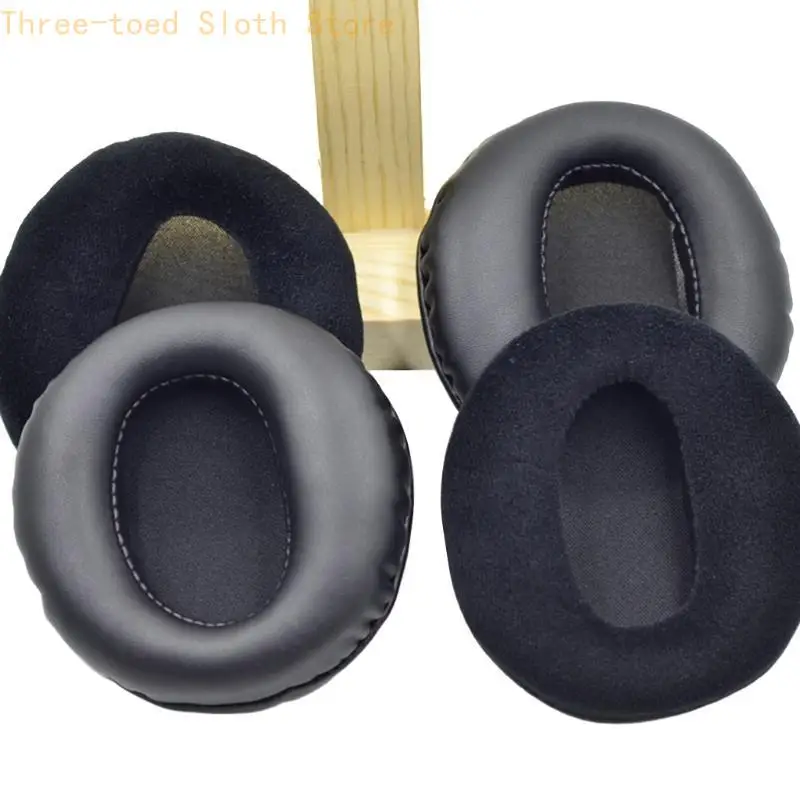 Ersatz Leder Ohrpolster Kissen Abdeckung Ohrpolster Kissen für MDR-XD200 XD300 1 Paar Headset Ohrenschützer E74A – Detail 4