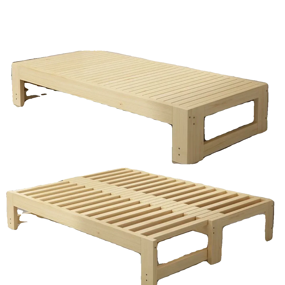 

Chic Luxurious Customized: Fold-out sofa , dual-purpose all-solid wood, small apartment, telescopic pull-out push-pull