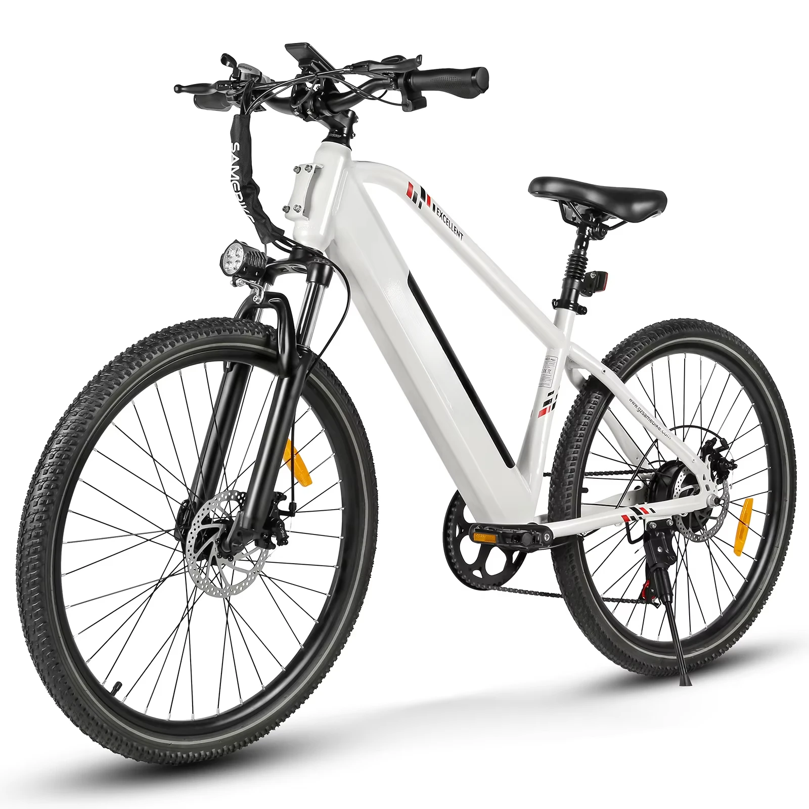 

RS-A01 Мужской электрический велосипед 48 В 10 Ач Мощный 21-скоростной мощный OEM 26-дюймовый складной горный электрический велосипед с шинами