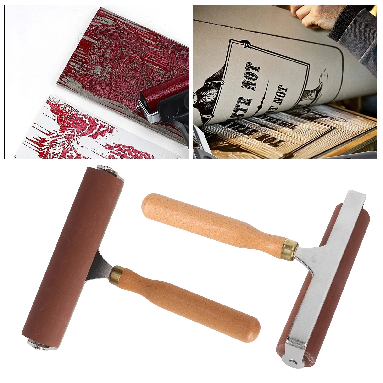 

Мягкий, гибкий, прочный, эластичный резиновый валик Brayer для гравюры и скрапбукинга, 15 см