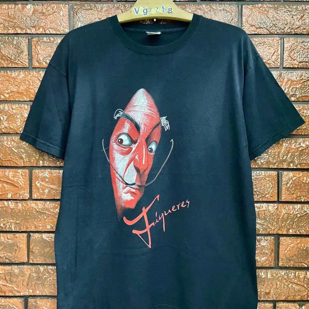 

Vintage 00s Salvador Dali "Figueres" Caricature Art T Shirt / Pablo Picasso / Su