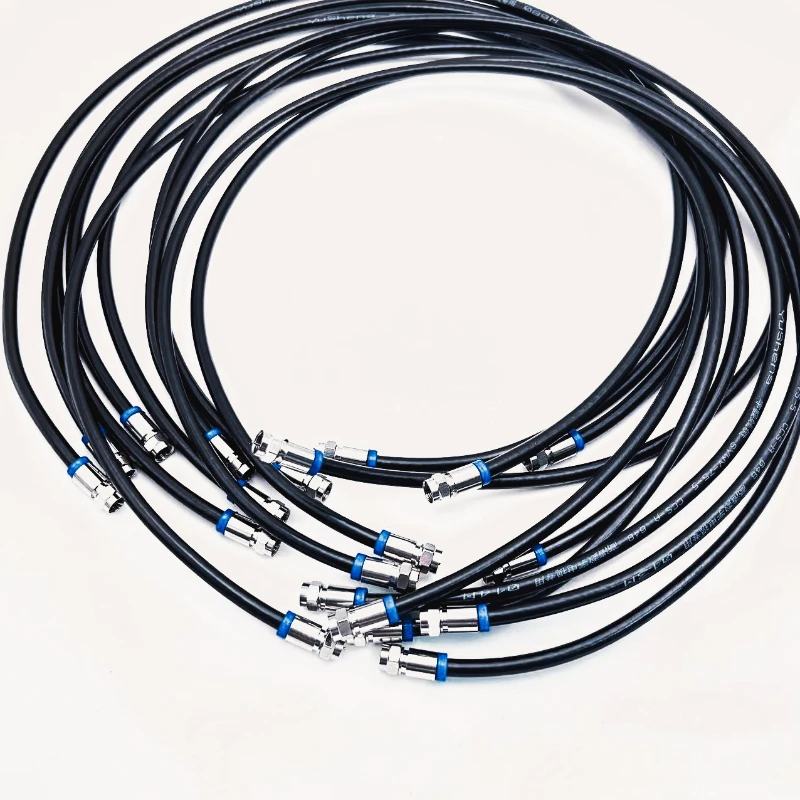 1Pcs waterproof RG6 cable signal cable, high frequency communication feeder test cable