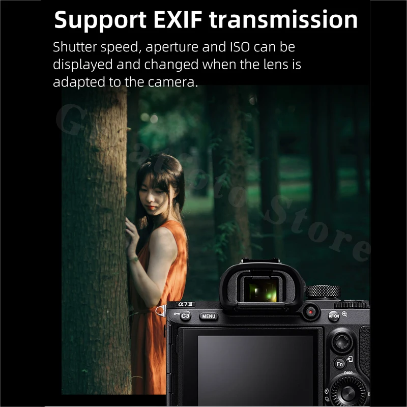 7artisans 7artisans-anillo adaptador de lente de EF-SE, anillo convertidor de lente de enfoque automático para Canon EF/EF-S, lentes para cámaras Sony e-mount