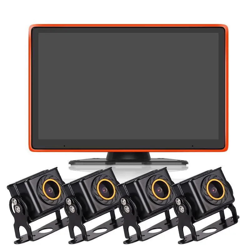 Truck driving recorder four-way 4G remote GPS positioning all-in-one machine 12V24V