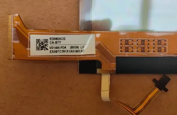 

Новый 6-дюймовый Eink ED060XCG с подсветкой без сенсорного экрана для дисплея для чтения электронных книг