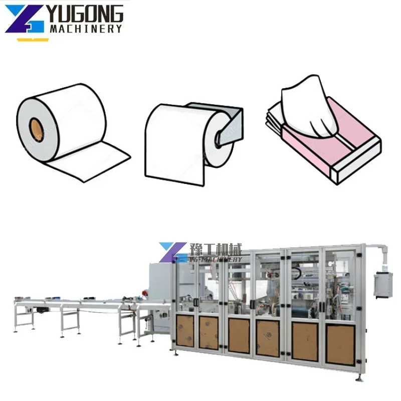 Full-automatic Toilet Paper Rewinding and Slitting Machine Tissue Paper Making Machine