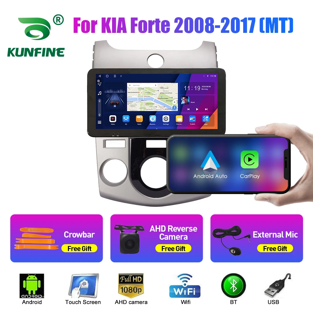 10.33 Inch Car Radio For KIA Forte 2008-17 MT/AT 2Din Android Octa Core Car Stereo DVD GPS Navigation Player QLED Screen Carplay