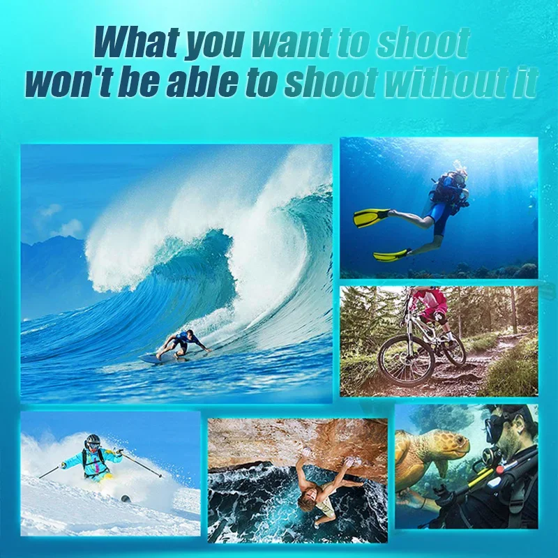 Action Camera Ultra HD 4K/30fps WiFi 2.0-inch 170D Underwater Waterproof Helmet Video Recording Cycling skiing Cameras Sport Cam