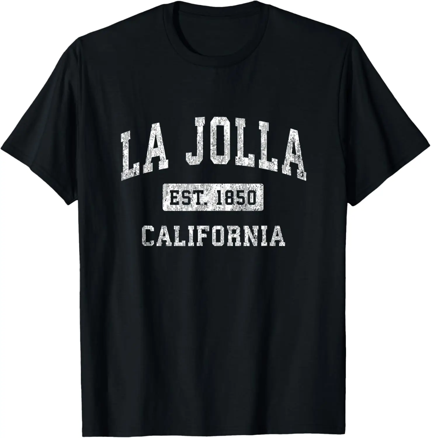 La Jolla California CA Vintage Established Sports Design T-Shirt