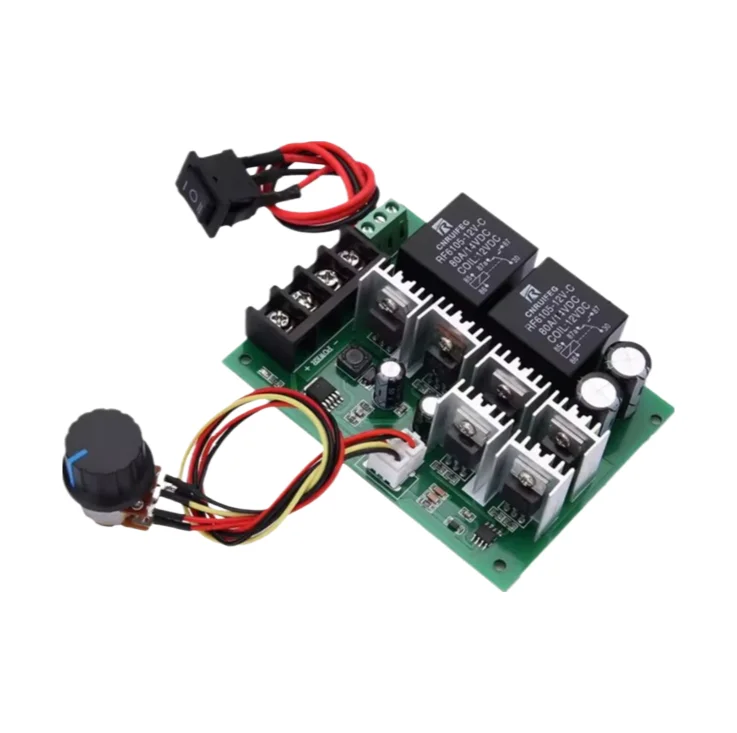 40A DC Motor Speed Controller High Power Forward Reverse Brushed Motor Driver 12V 24V 36V for DIY