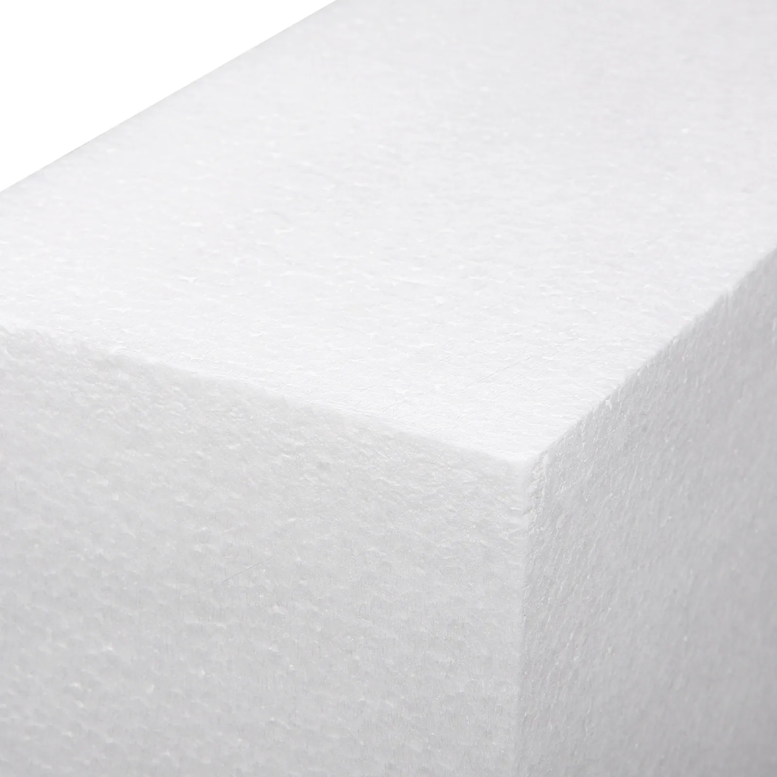 Blocs de mousse à modeler blancs, légers, flexibles et sûrs pour le bricolage, la sculpture, la peinture, les mariages, les baby showers et les fêtes d'anniversaire.