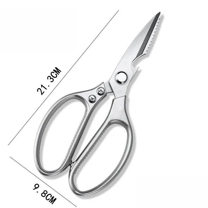 Kitchen Poultry Shears Butcher Meat Cleaver Stainless Steel Kitchen Scissors Chicken Bone Shear Sharp Vegetable Fish Duck Cutter
