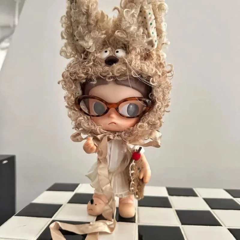 مجموعة ملابس دمى Zsiga 1/8 لخريف وشتاء زي قطة لطيف مع قبعة ملابس دمى عصرية لطيفة