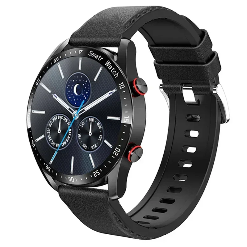 New Men's Premium Smart Watch with ECG PPG Bluetooth Call, Music Player, Waterproof Sports Fitness Tracker Stainless Steel Strap