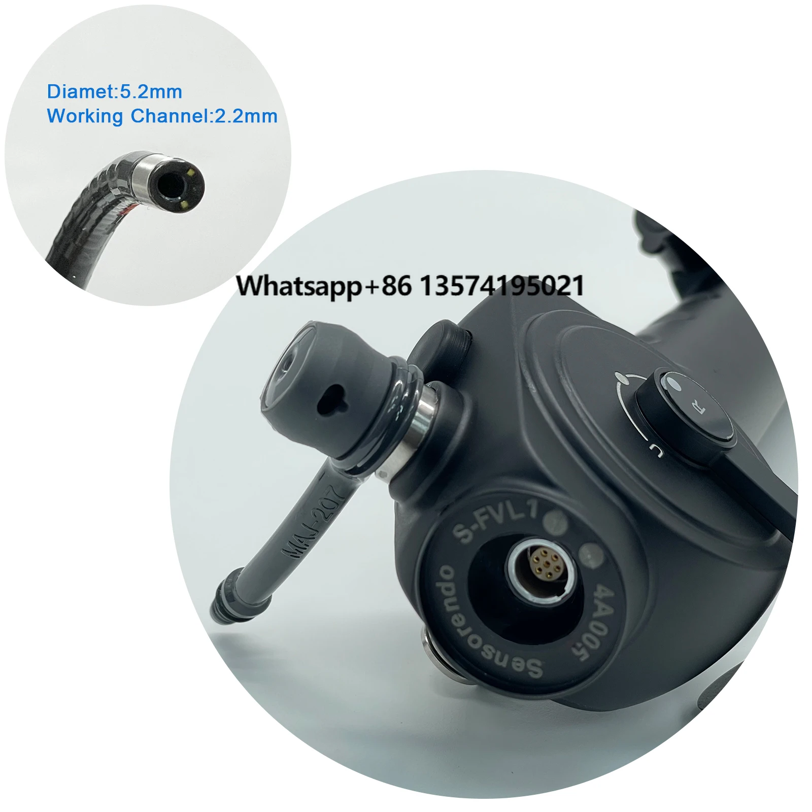 

Sensorendo 5.2/2.2 mm Hospital Surgical Rhynolaringoscope Videolaryngoscope Reusable Flexible Rhino Laryngoscope Bronchoscope