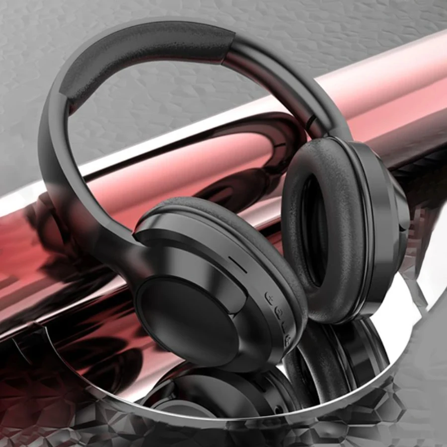 

Multi-Mode RGB Over-Ear Headphones Foldable BT 5.3 with MicroSD/FM Radio, 50H Playtime & Custom Light Modes for DJ/Travel