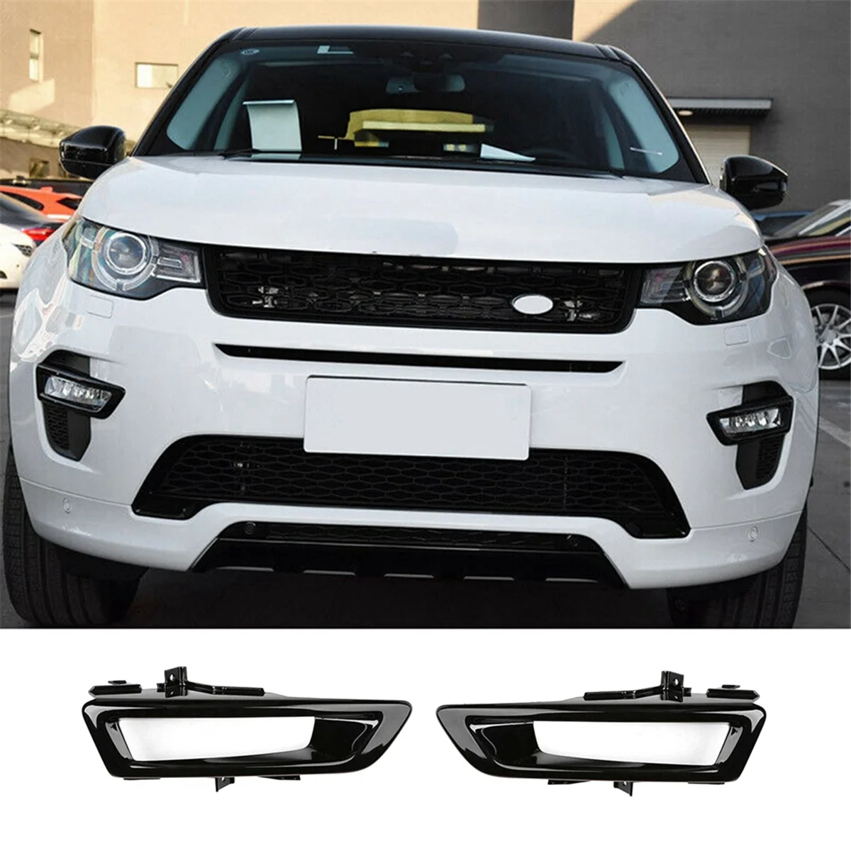 Рамка противотуманных фар для Land Rover, отделка и крышка