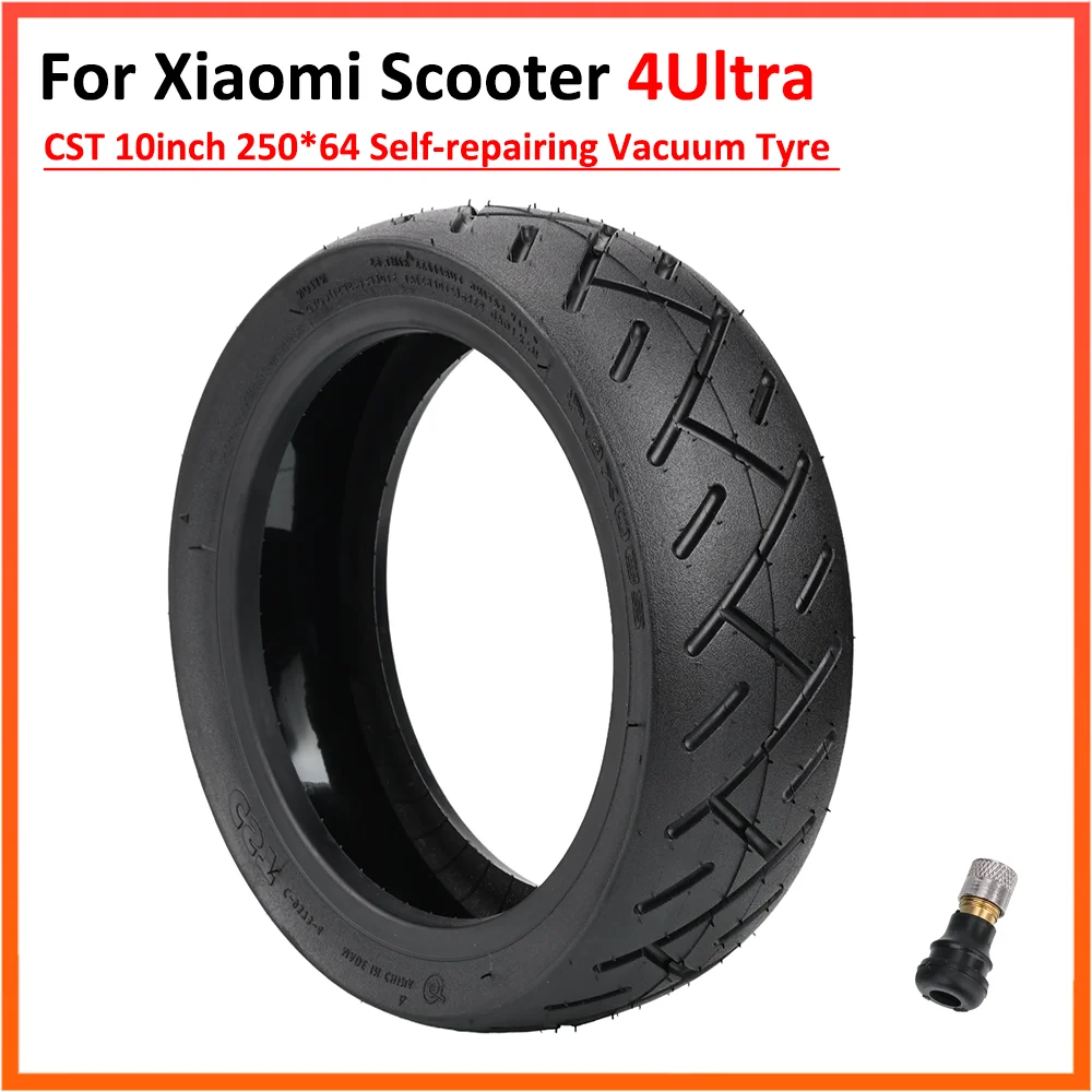 CST 10 Inch 250*64 Vacuum Self-repairing Tyre For Xiaomi 4 Ultra Electric Scooter Self Healing City Road Tire