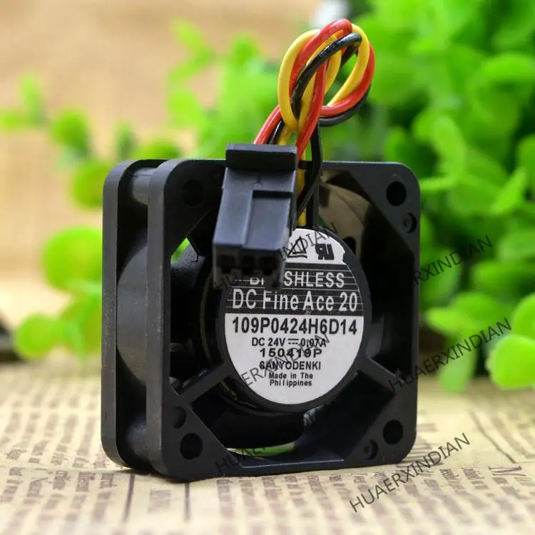 ใหม่109P0424H6D14 4ซม.4020 24V 0.07A ชุดพัดลมระบายความร้อนชุด