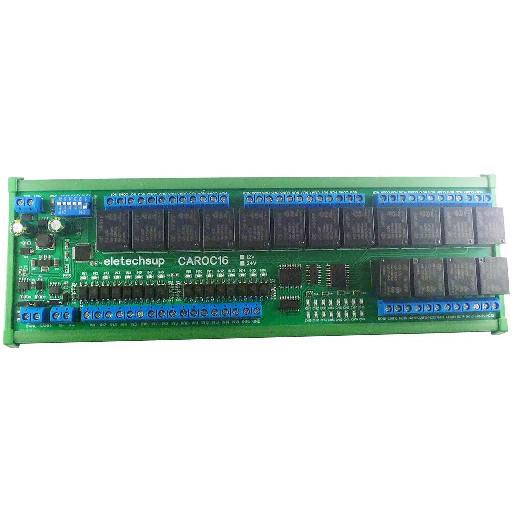 NPN/PNP Relay Digital Controller Board with 2IN1 CAN/RS485 Dual Bus Interface for Automated Control Systems