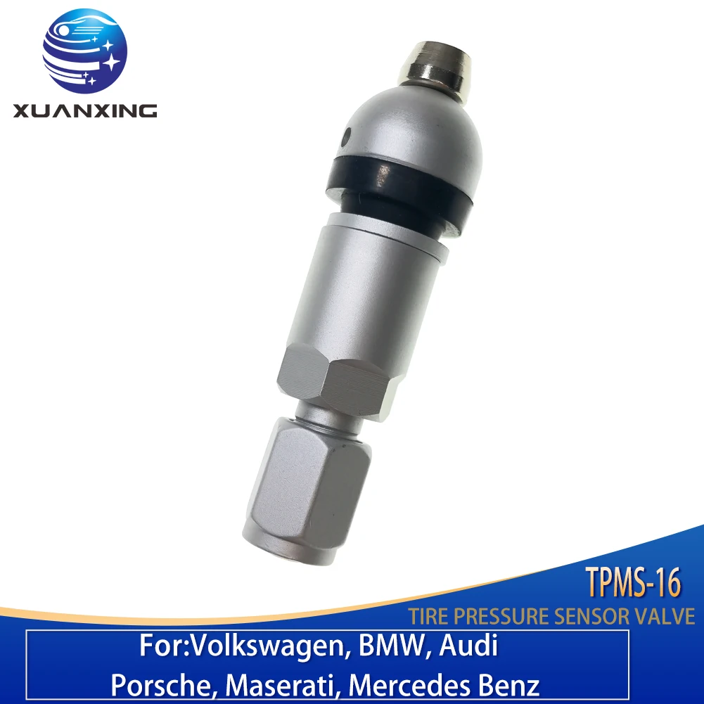 TPMS-16 Tire Valve For BMW Benz Porsche Cayenne Mercedes X80 Maserati Universal Aluminum TPMS Tire pressure sensor Replacement