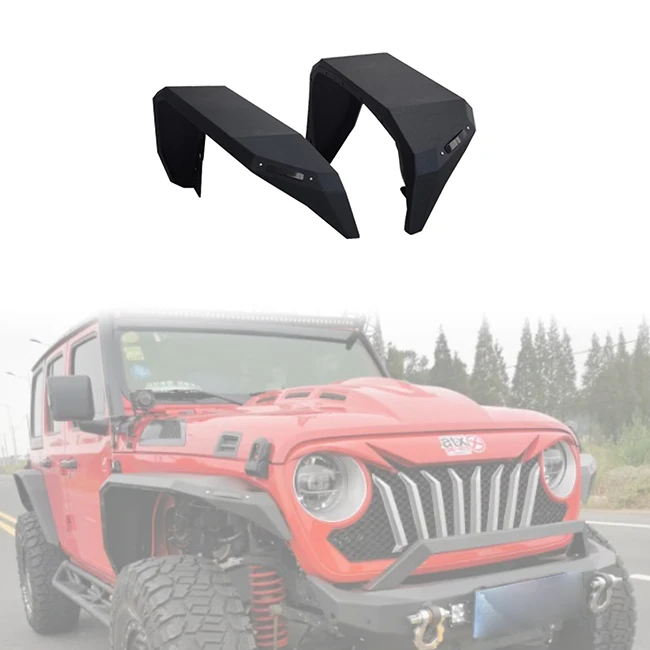 

LUMA 4x4 Car Offroad Accessories Car Aluminum Fender Flares For Jeep Wrangler JL 2018+
