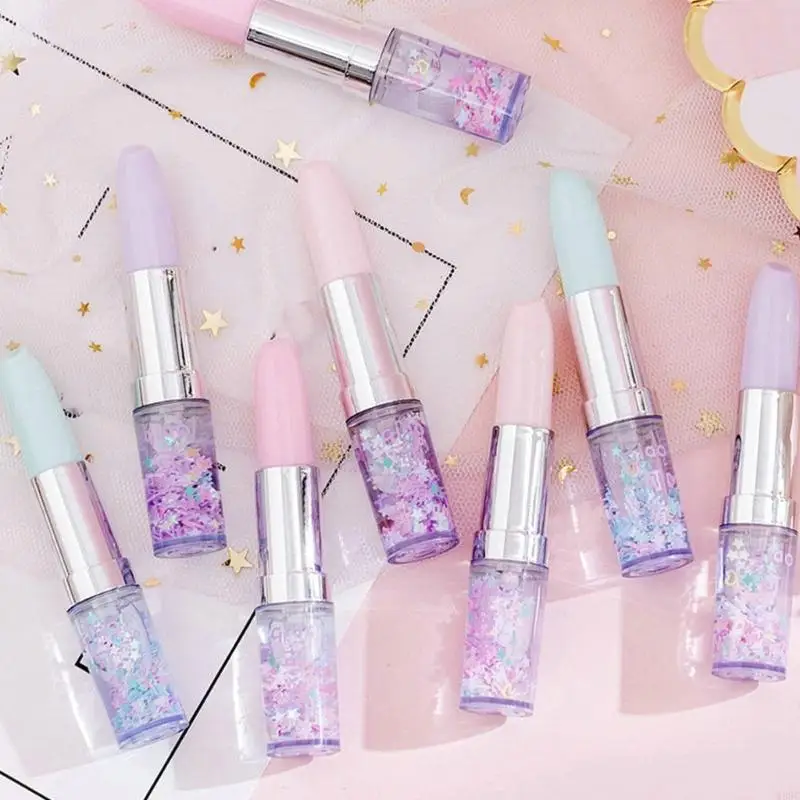 W89C 6 PCs 0,5 mm Gel stiften Lipstick Form Schreiben von Stift Neuheit Gel -Tintenstift