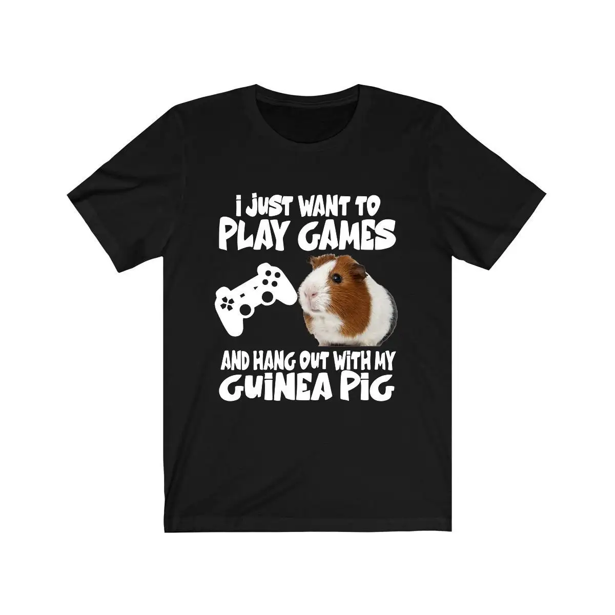 Play Games Hang Out With My Guinea Pig Funny T Shirt Owner Lover Animal