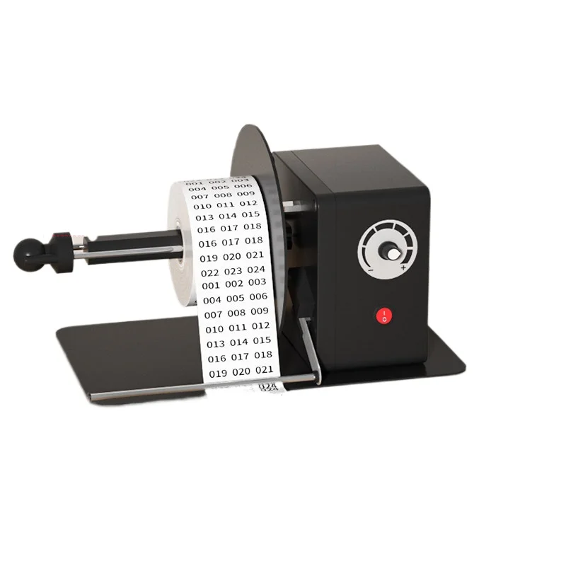FOR Label Rewinder Self-adhesive Coated Paper Automatic Rewinder, Adjustable Speed Tag Washing Water Mark Barcode Rewinder