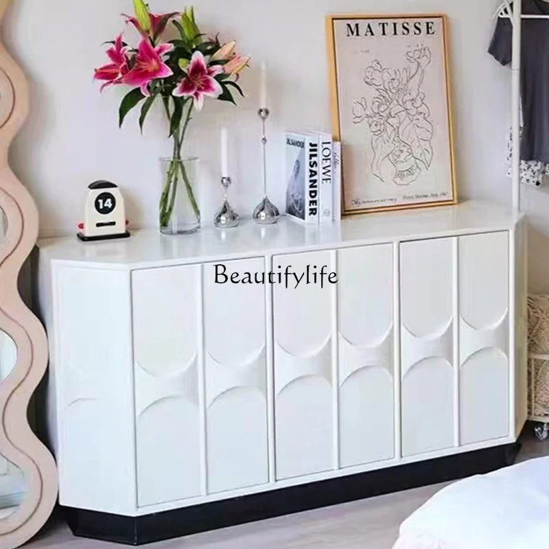 

5Modern simple entrance living room locker entry decoration bedroom floor cabinet