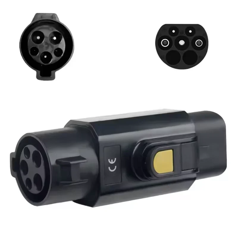 Type 1 To GBT Adapter EV Charger Connector Electric Vehicle Charging Adapter SAE J1772 To GB/T EV Charging Adapter