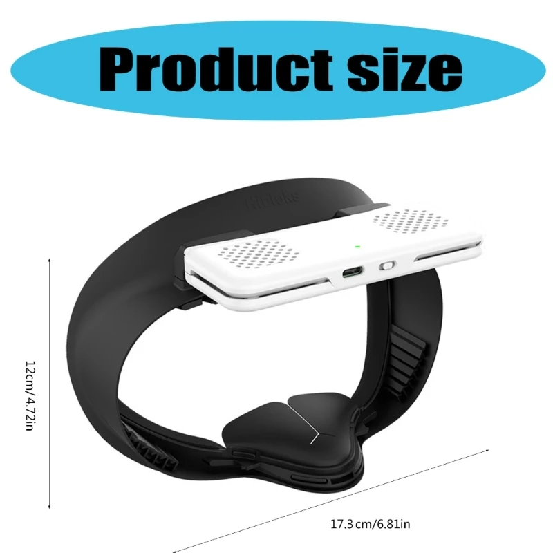 Almohadilla nasal con máscara avanzada con refrigeración por ventilador para jugadores juegos 3S