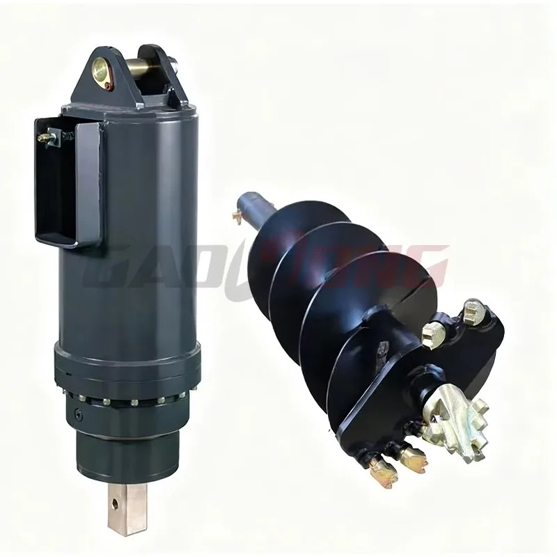 【Best-selling】Manufacturer High-Torque Efficient Soil And Rock Drilling Hydraulic Auger Drill For Excavators