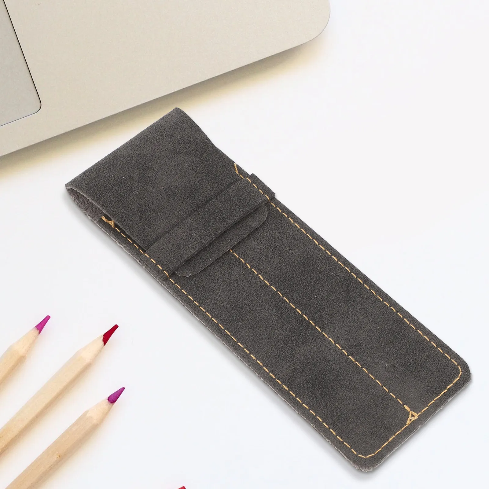 2Pcs Pen Pouch Sleeve Set Compact Portable Pen Storage Bag Protective Scratch-Proof Elegant Gift Packaging Solution