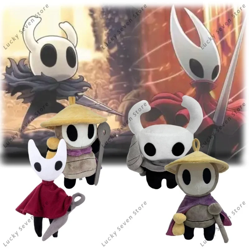

New Hollow Knight Silk Song Doll Plush Toy Cartoon Cute Soft Ghost Crutch Plush Dolls Toy Game Periphery For Kid Christmas Gift