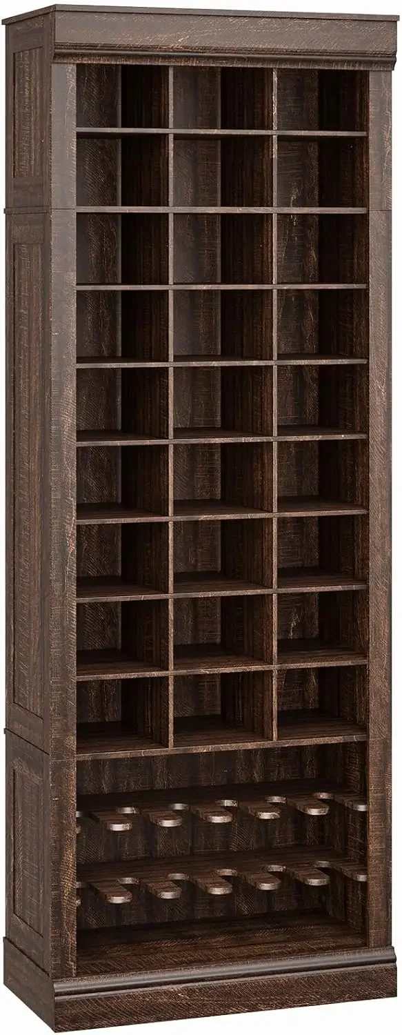 

Высокий 10-ярусный шкаф для обуви на 30 отделений, отдельно стоящий органайзер для прихожей и жилых помещений