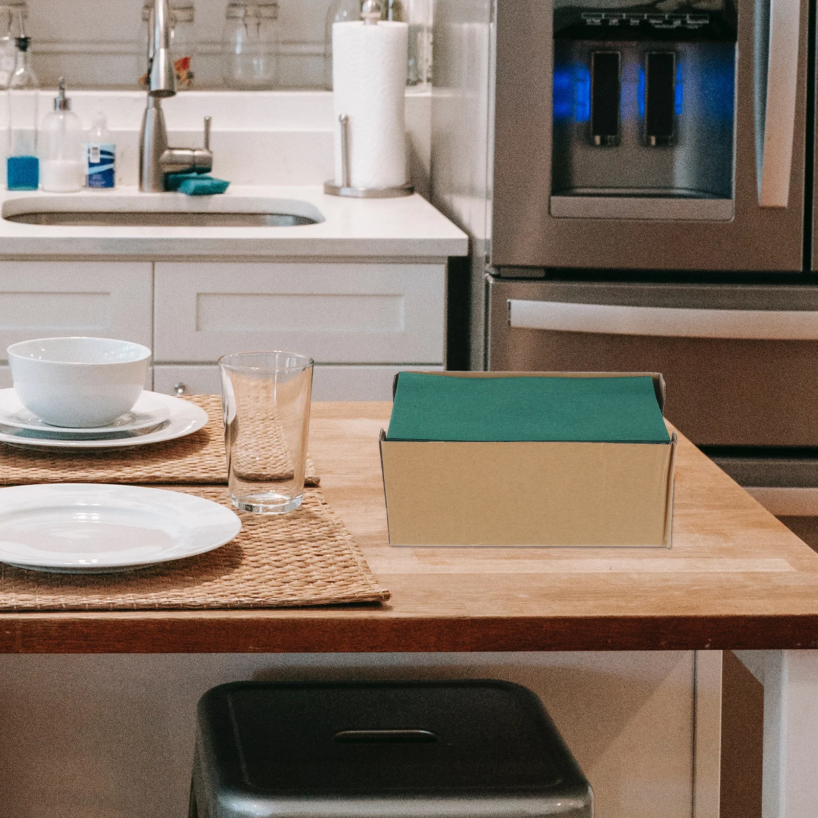 

50Pcs Decorative Green Napkins Disposable Soft Paper Towels for Wedding Party Graduation Thanksgiving Dinner Banquet Elegant