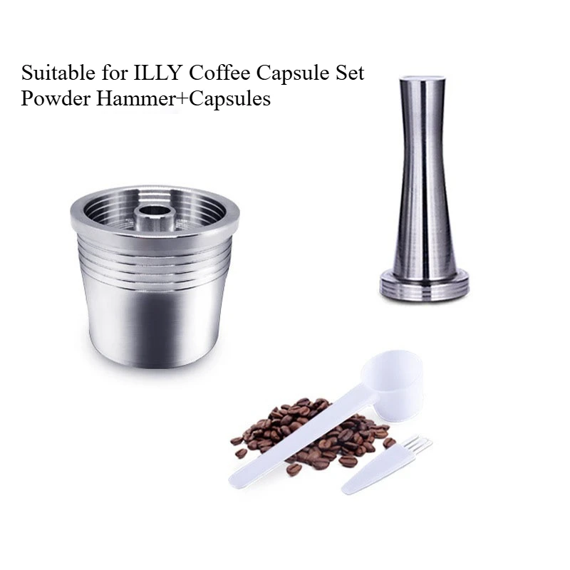 

Applicable to ILLY Coffee Machine Stainless Steel Capsule Shell Reusable Filter Powder Bean Circulation Illy