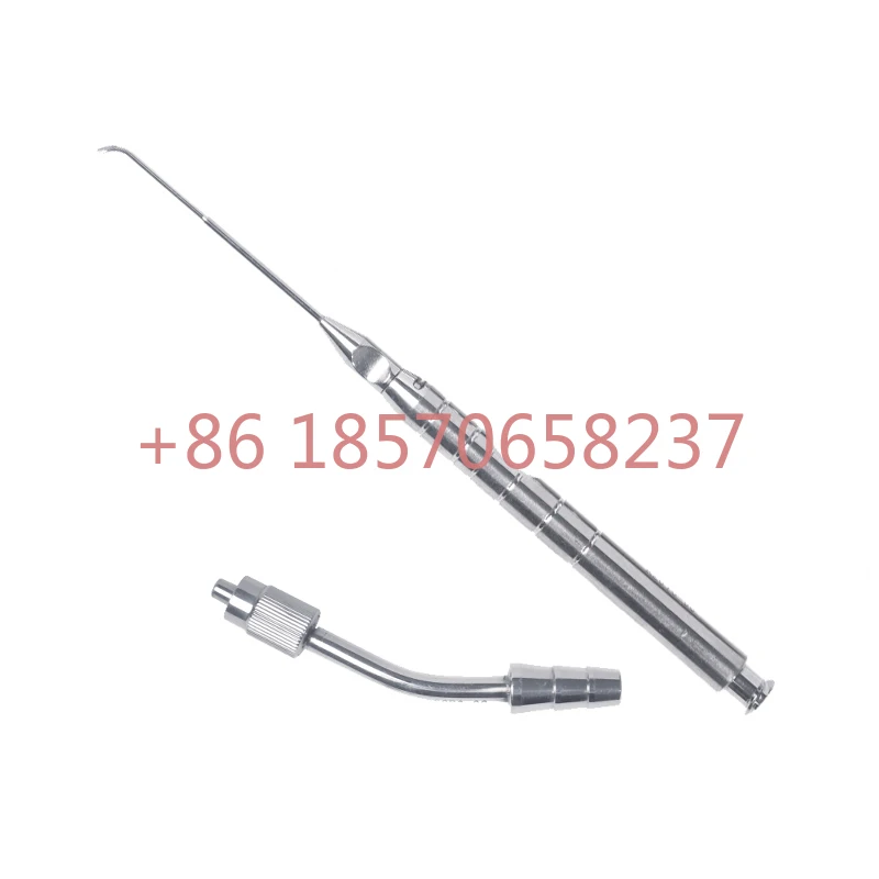 Micro cerumen hooks with suction tube ear microsurgery instruments ENT instruments