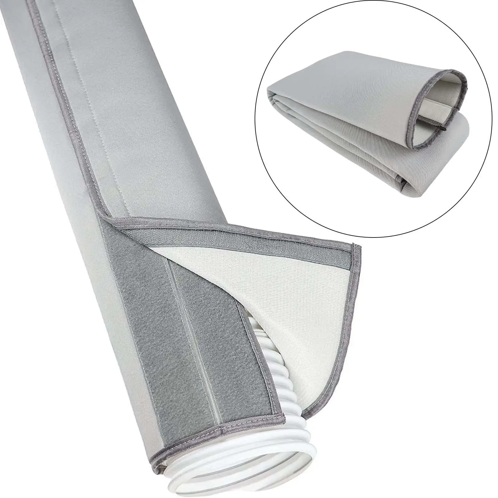 Air Conditioning Hose Cover Protective Wrap for 5" & 5.9" Exhaust Hoses Tube