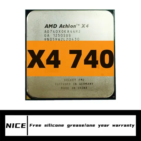 Athlon X4 740X 3.2G 65W fyrkärnig processor AD740XOKA44HJ Sockel FM2 12 best sales fm2 - №7
