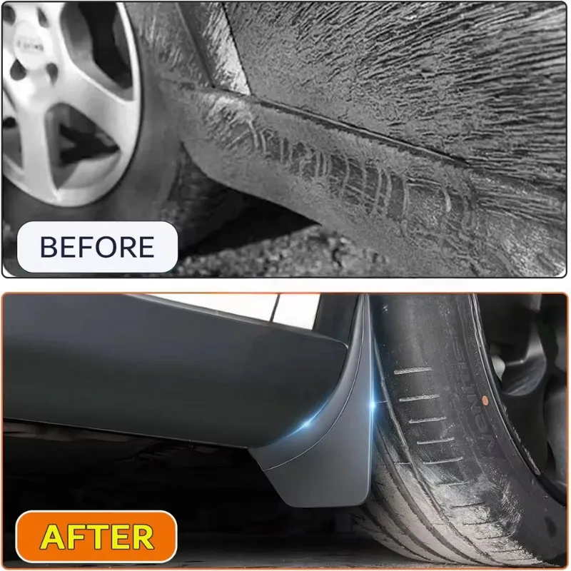 For VW Volkswagen 2020-2021 Viloran Car Mudguards Cover Front and Rear Parts Splash Proof Cars Mud Flap Wheel Guards Accessories