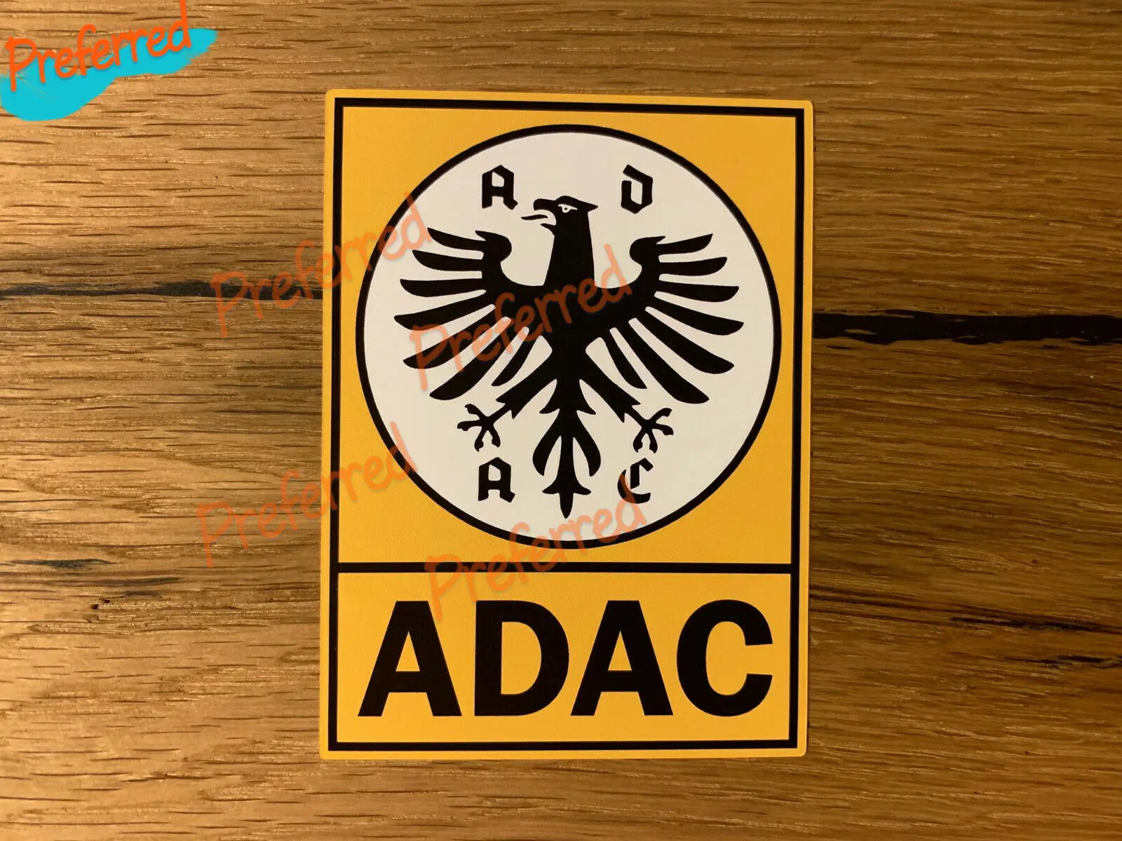 ADAC Aufkleber Plakette Oldtimer Auto Scheibe Retro Vintage Motorrad Rar Old Car Sticker Decal Decoration Waterproof PVC Decals